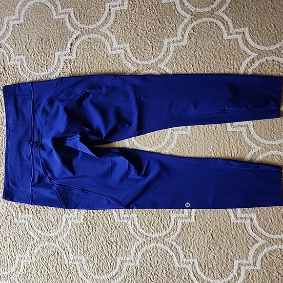 Lululemon Fast & Free Tight 25" *Non-Reflective In Blue EUC - Picture 3 of 7